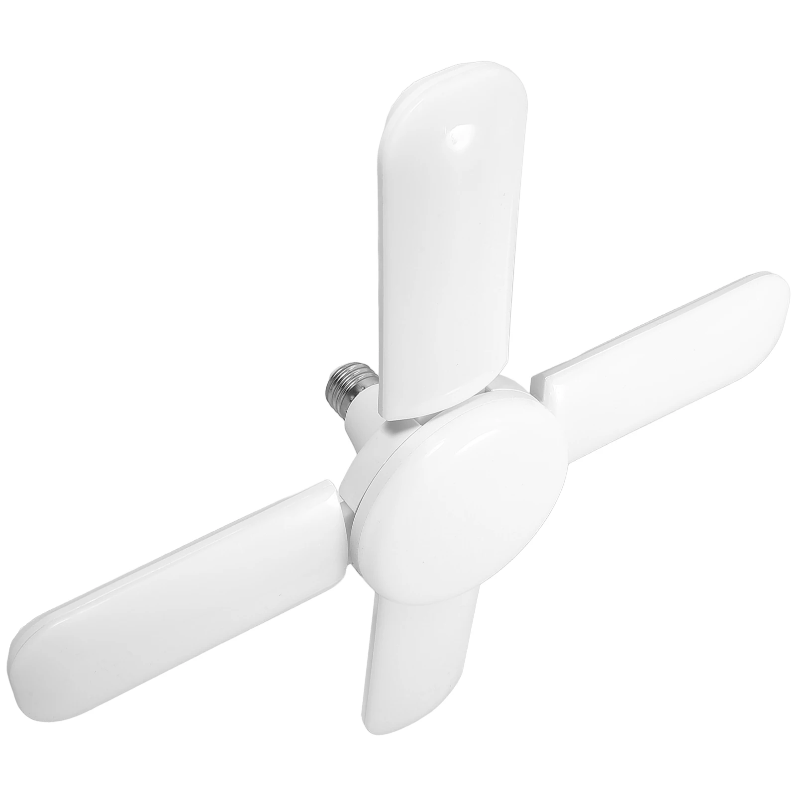

60W Foldable Fan Light 4 Blades 6500k Cold White Adjustable Angle LED Bulb for Room Bar Hotel Lighting