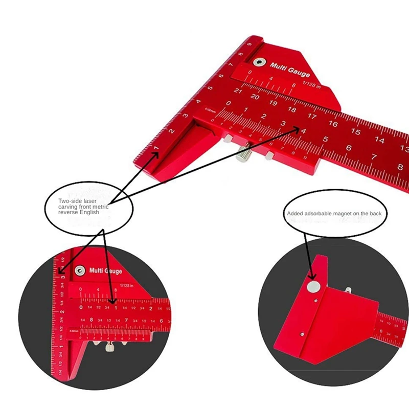 Rysik do obróbki drewna metryczny calowy stop aluminium T linijka trasowanie znakowanie miernik narzędzie pomiarowe narzędzie do obróbki drewna