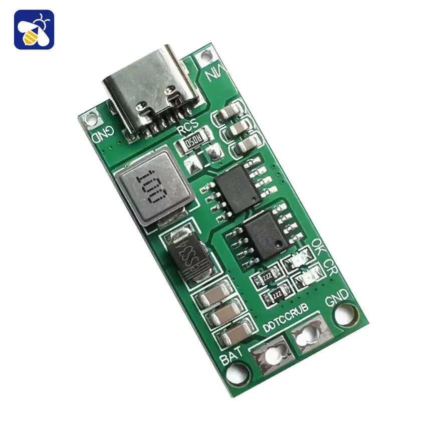 bms3s/4s/2s 18650 Li-ion battery charger over-voltage protection board TypeC USB boost charging board DC3-5V solar charging