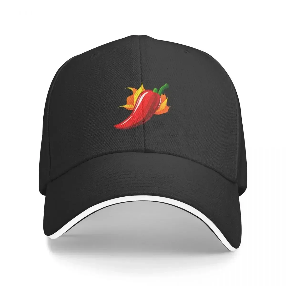 

Red Chili Pepper Baseball Cap black Adjustable Golf Mens Caps Women's