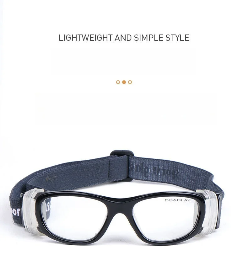 Neue basketball brille sport augenschutz männer augen rahmen fußball basketball optische rezept brille männer L023-1 – Detail 2