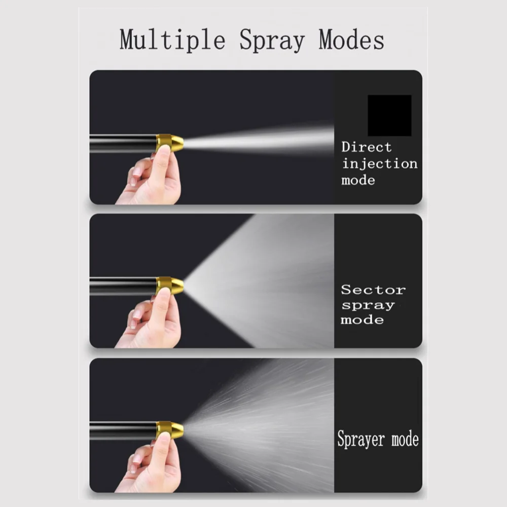 

Портативный пистолет высокого давления для мойки автомобилей, полива сада, с насадкой-распылителем и функцией пенообразования