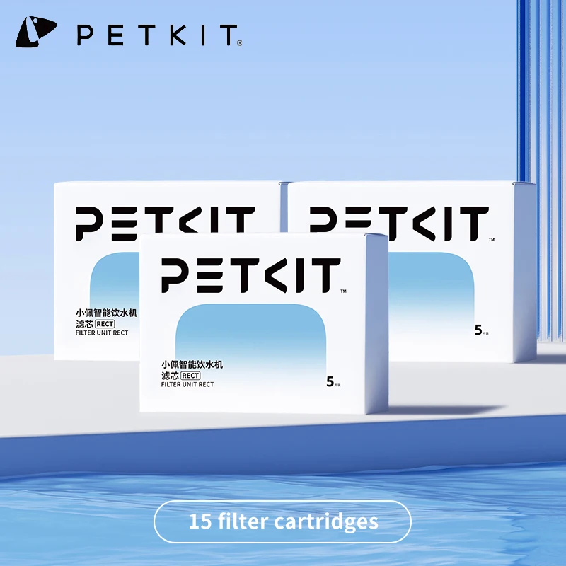 Оригинальный фильтр PETKIT, 5 шт. в упаковке, беспроводной водяной фонтан EVERSWEET MAX, замена для автоматической фотовспышки 3 л