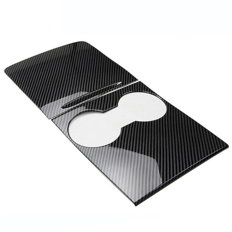 

RICOO Center Console Panel Sticker Carbon Fiber Central Control Cover Car for Tesla Model Y 2 X S Interior Accessories