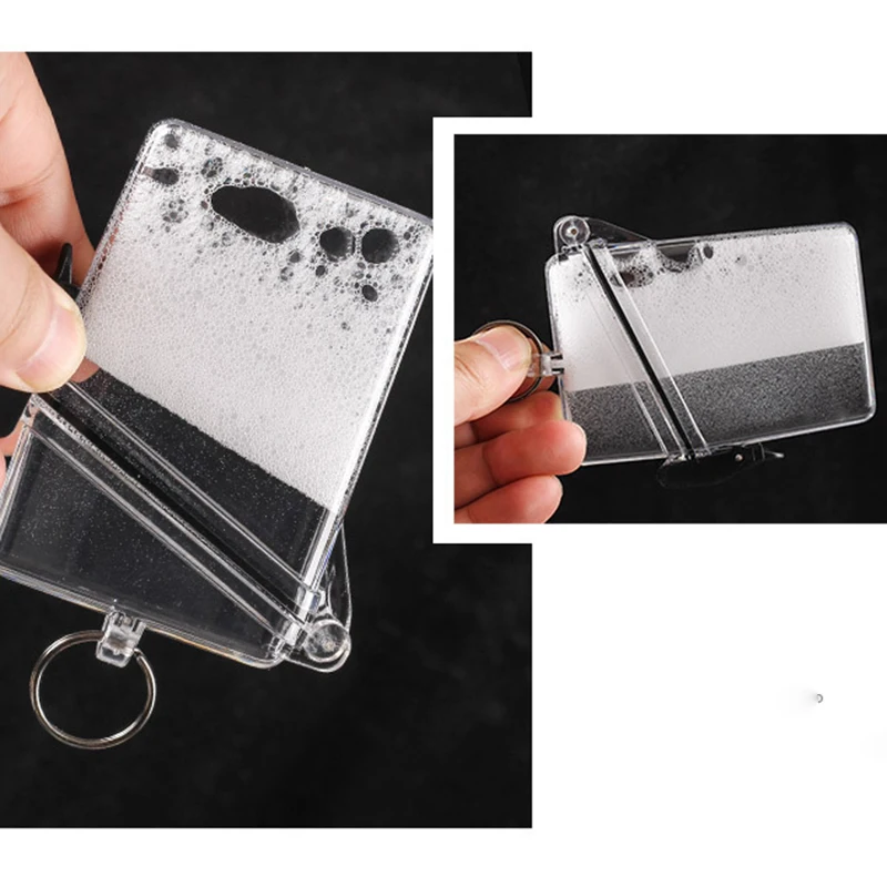 Small Card Storage Box Classification Box Photocards Plastic Case Collect Box Ins Portable School Stationery Classic