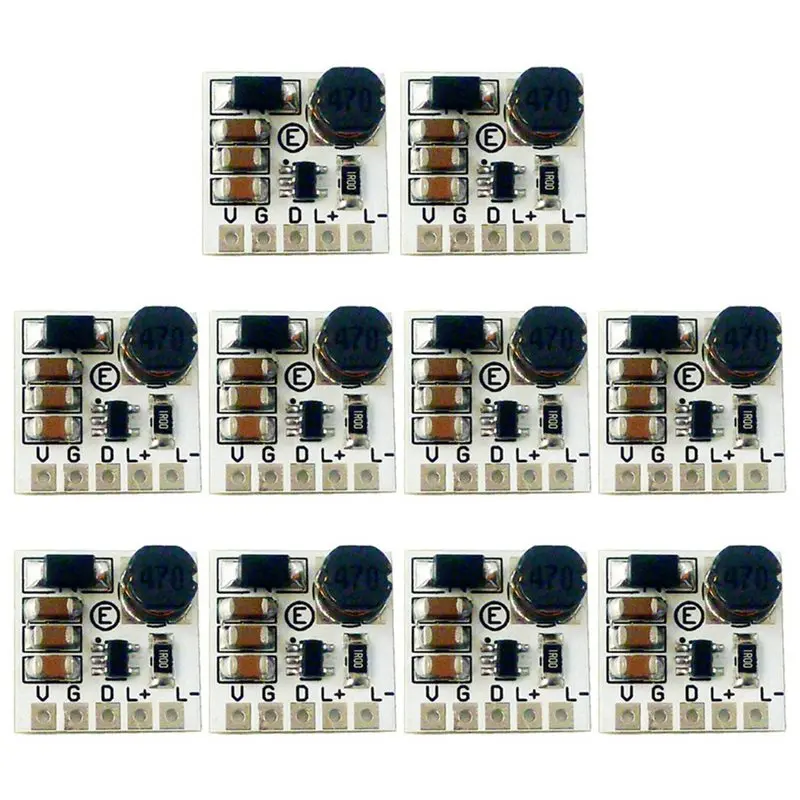 ABJT-20Pcs LD2635MA DC5-27V Step-Down HB LED Driver Module Adjustable PWM Controller DC-DC Buck Constant Current Converter