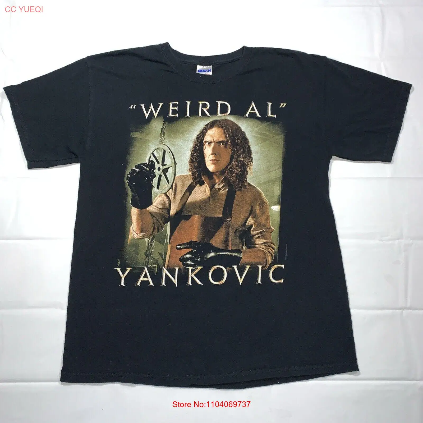 WEIRD AL YANKOVIC 2011 SHORT SLEEVE GRAPHIC TEE MEN'S SIZE LARGE T-SHIRT