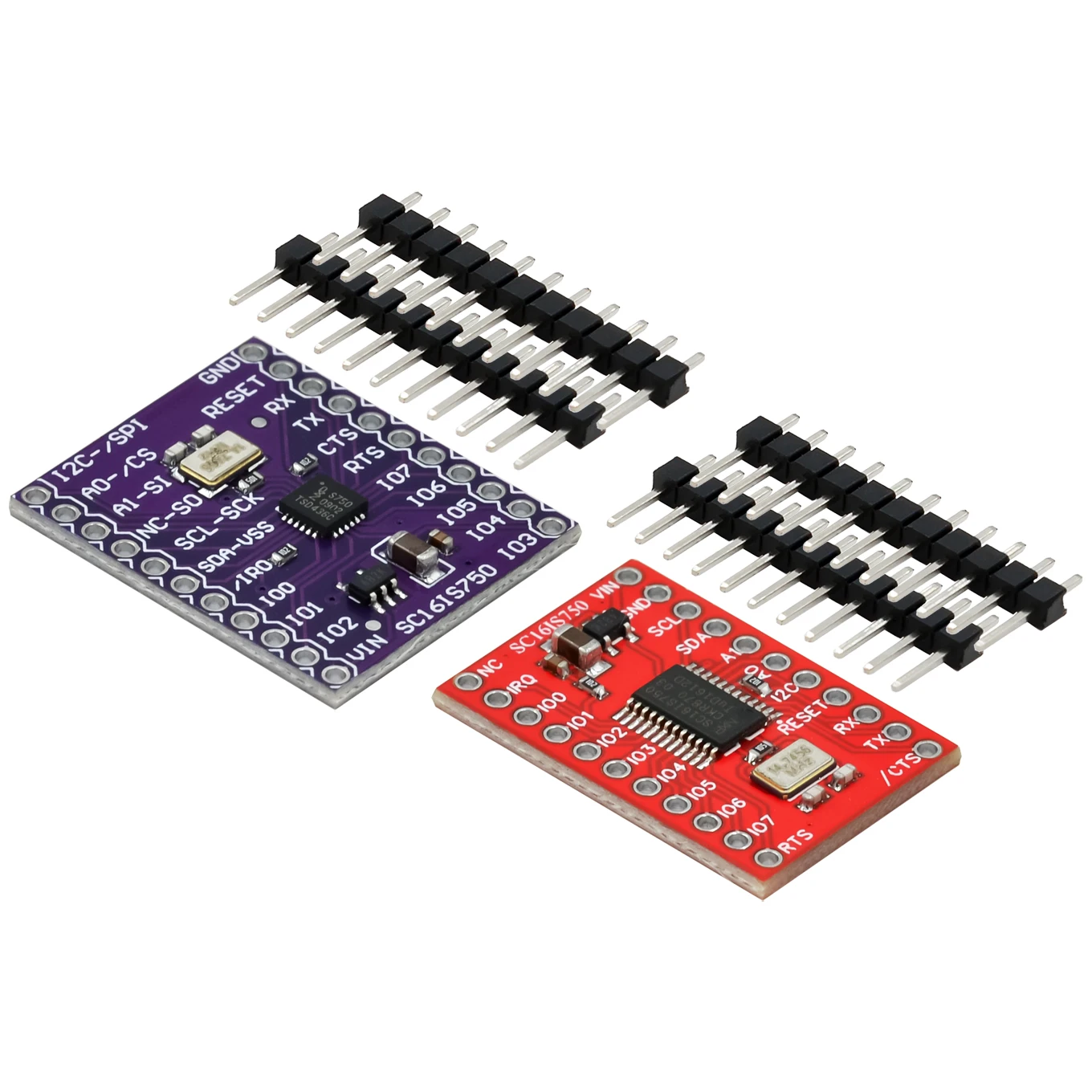 MCU-750 SC16IS750 1 UART With I2C-bus/SPI Interface