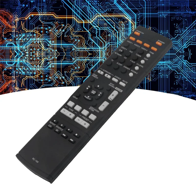 RC-150 Replace Remote Control for Sherwood AV Receiver R-507 R-607 R-807
