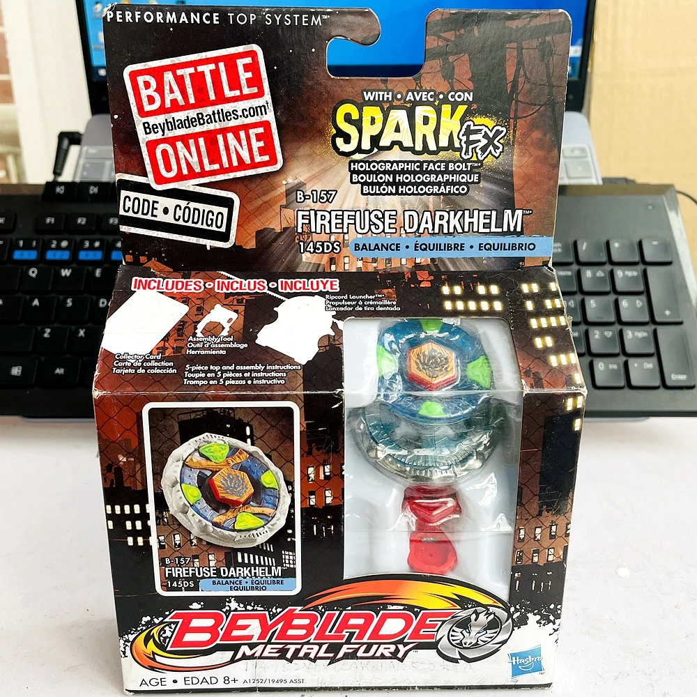 

BEYBLADE METAL FURY BATTLE B-157 FIREFUSE DARKKHELM 145DS BALANCE