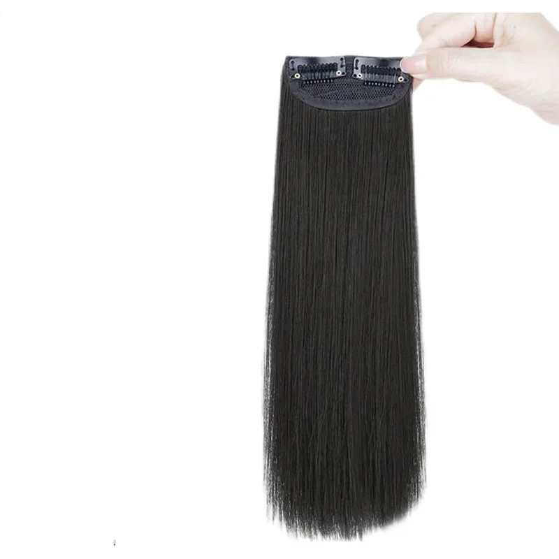 المرأة الشعر التمديد قطع الشعر الحقيقي غير مرئية الجانب رقيق شعر مستعار عالية أعلى الغراء على وصلات شعر مشط الألياف الآسيوية الشعر #4