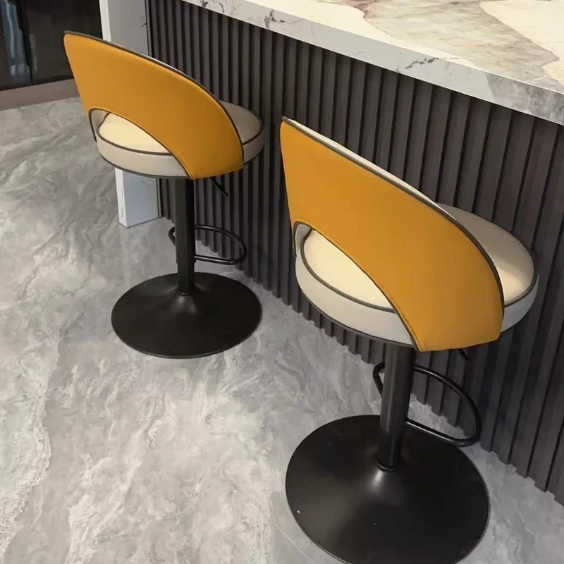 

Modern Minimalist Bar Chairs Retro Designer Vanity Kitchen Restaurant Chairs Luxury Accent Sgabello Cucina Alto Furniture Luxury