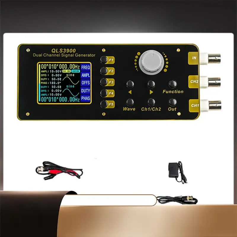 

N35R-TFT Display 2.4 Inch DDS Function Arbitrary Waveform Signal Generator Digital Dual-Channel Frequency Meter 0.01Hz-5Mhz US P