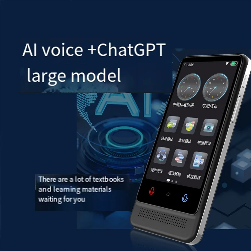 

Portable M12 Translator 137 Languages Real-Time Voice & Photo Translation Offline Cantonese Supportabgi