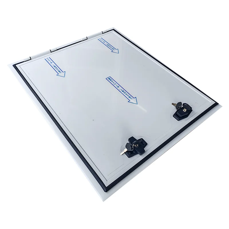 Factory Custom Right Angle RV Access Door Caravan Luggage Door with Flat Type Tension Lock for Trailer Camper Motorhome