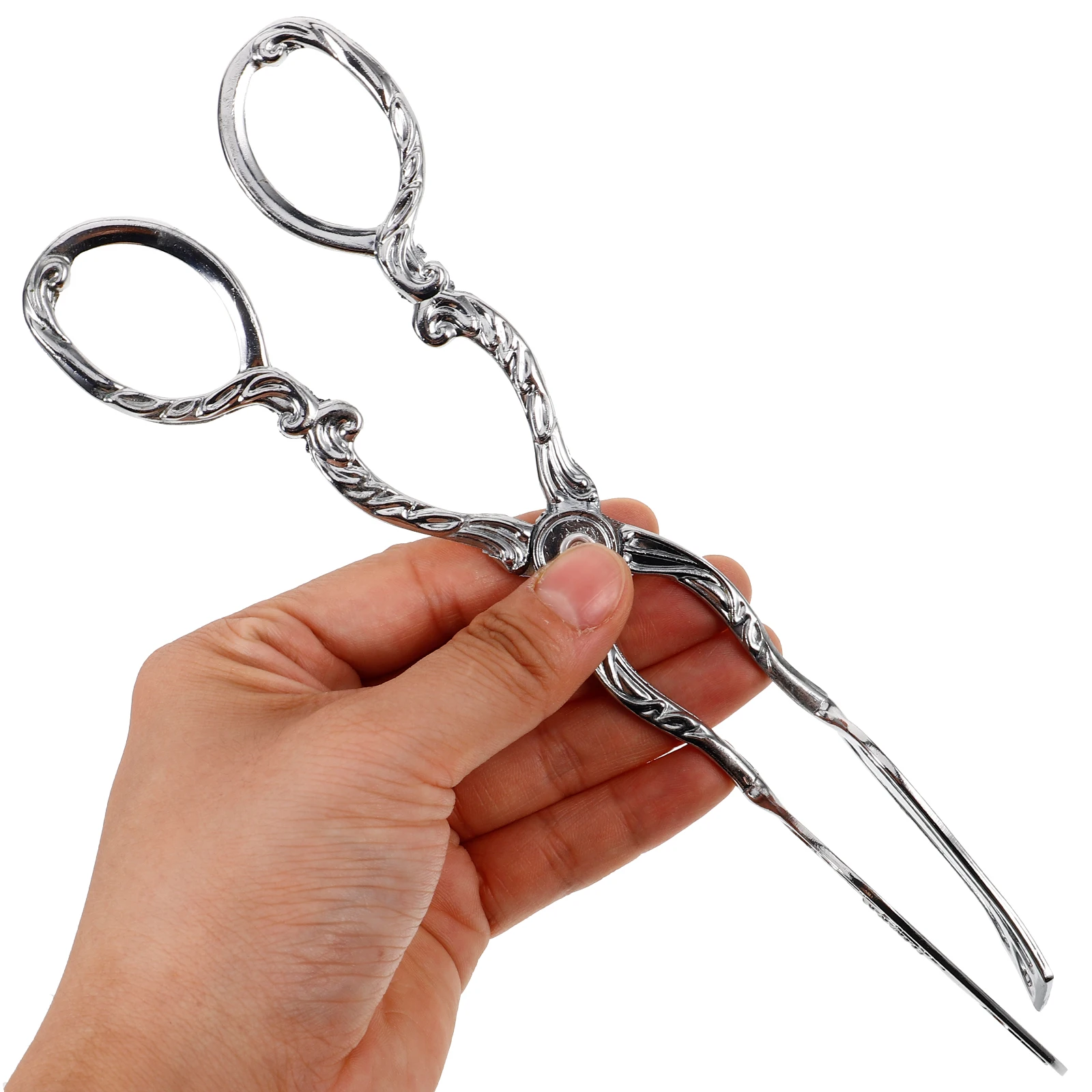 

Sturdy Metal Kitchen Lightweight Anti Slip Food Serving For Bbq Buffet Salad Steak Bread Clamp Tool Cooking Grilling