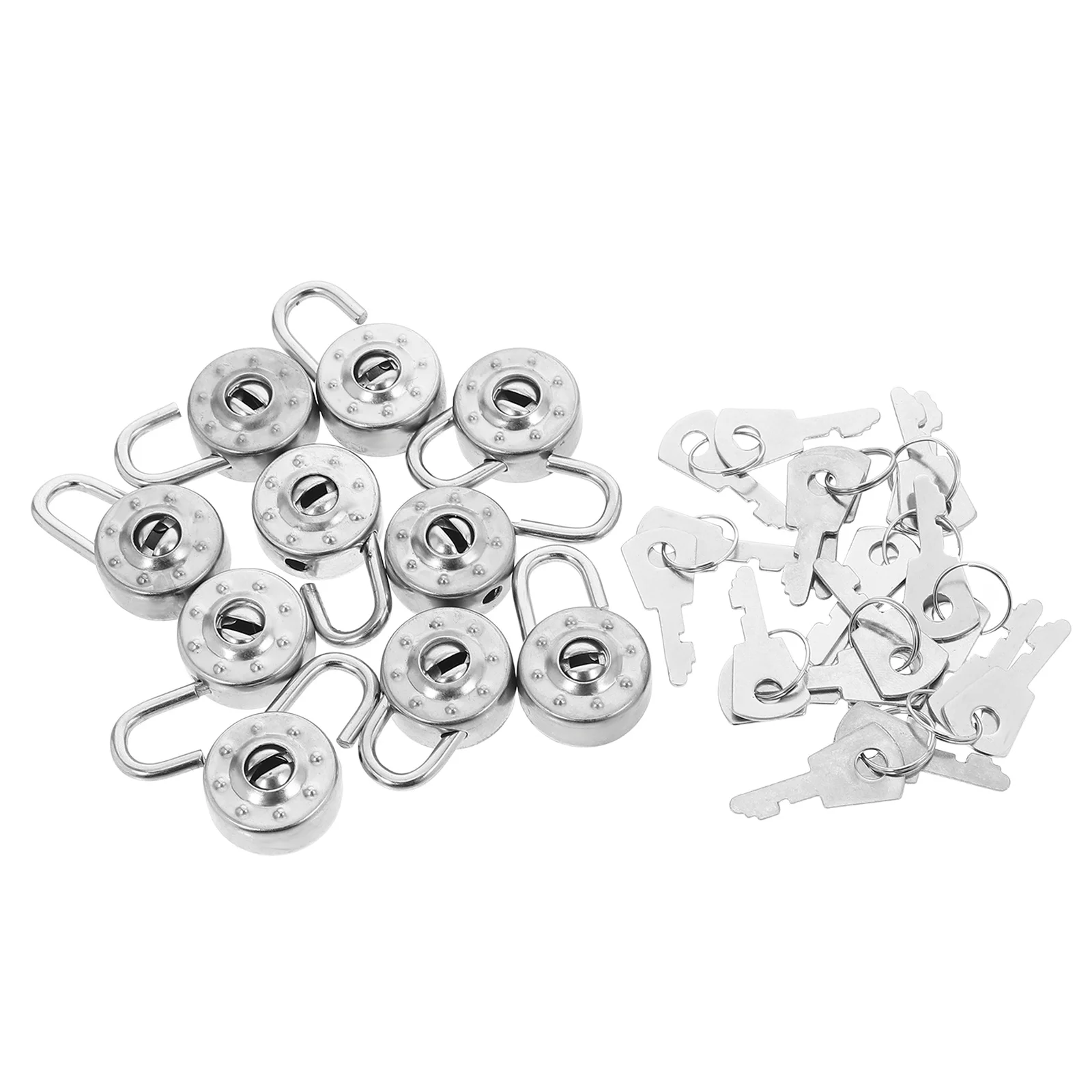 

1Set Mini Round Padlocks Zinc Alloy Small Vintage Decorative Locks for Diary Jewelry Box Locker Key Lock Cute Lock