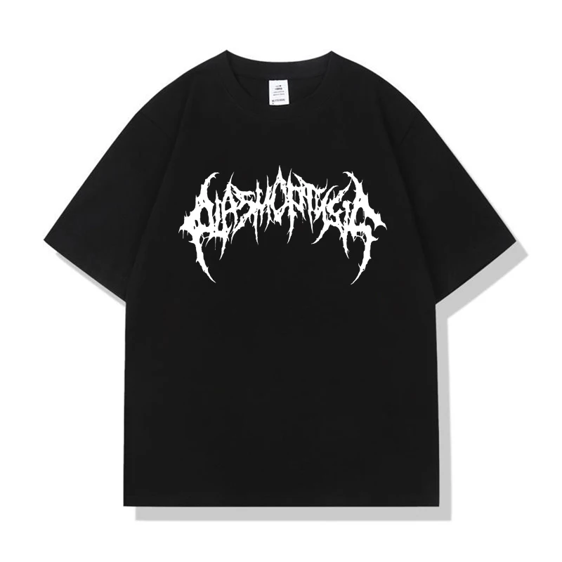 Frauen Hip Hop Goth Grafik Streetwear T-shirts Männer Sommer Druck Harajuku Kurzarm Baumwolle Top T Übergroßen T-Shirt Unisex – Detail 3