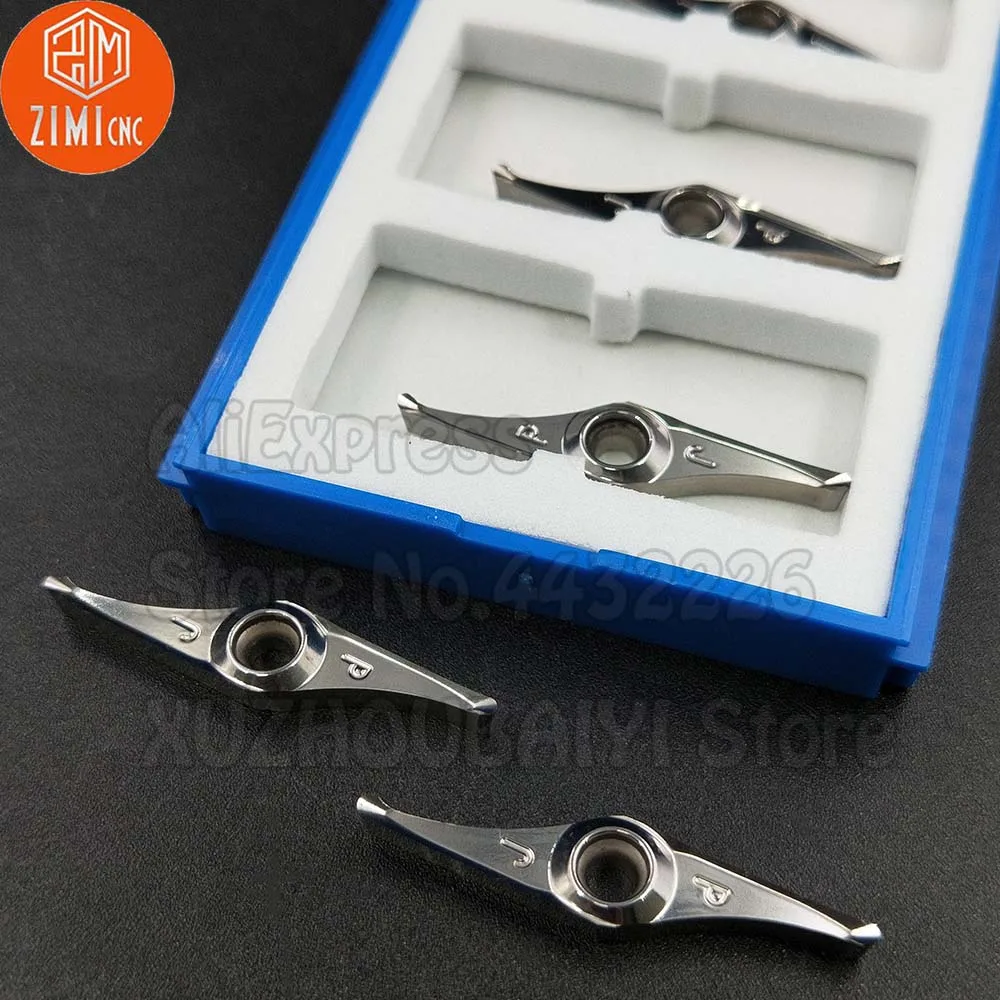 10pcs VXGT18T308 VXGT 18T308 VXGT Carbide Inserts Turning Tools CNC Cutter wood Lathe Blade Special blade for woodworking