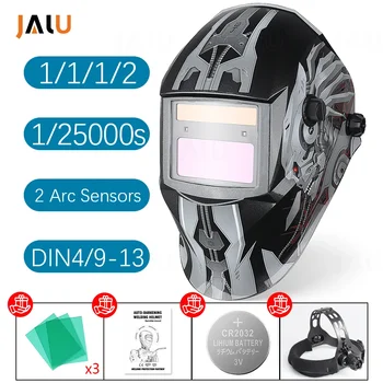 DIN4/9-13 automatic Li battery welding mask solar electric TIG MIG welding helmet auto darkening welder mask welder helmet