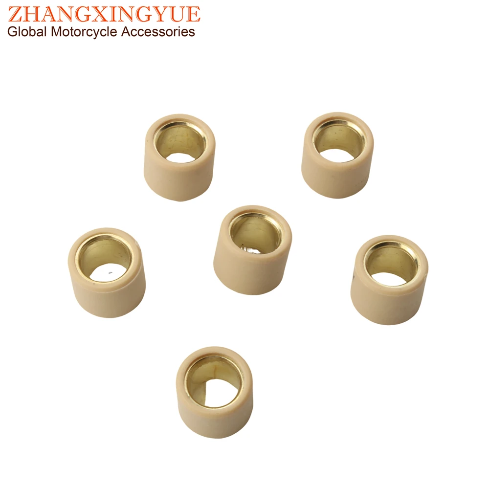 6PC Variator Roller 12.5g Weights 20x17mm For Piaggio Hexagon Lx-Lxt 180cc 4T