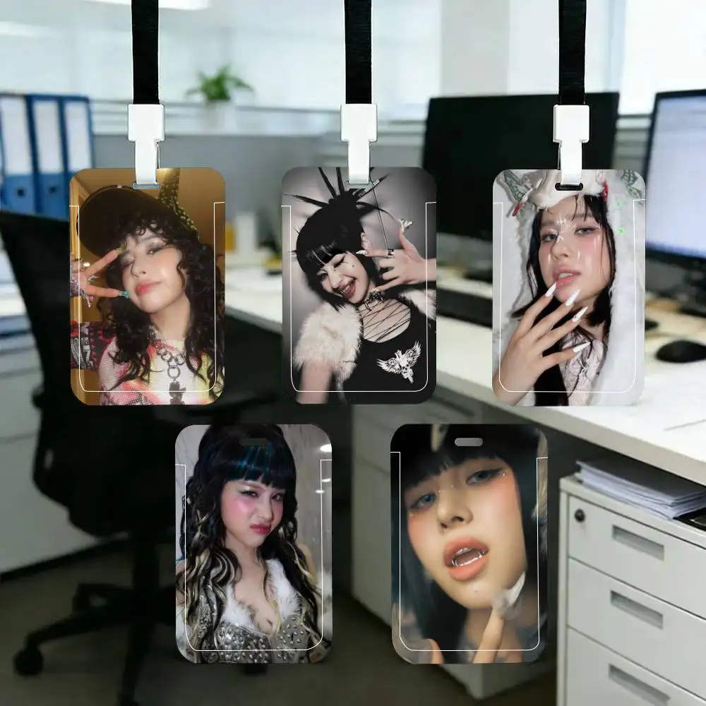 harvey xg kpop  ID Card Holder Neck Strap Pendant Door Badge Holder Lanyards Keychain Work Credential Case Gift