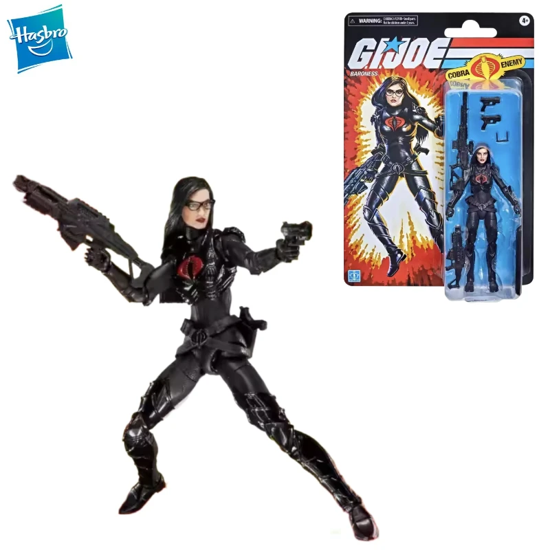 

New Original Hasbro G.I. Joe Classified Series Retro Carded Baroness Action Figure Model Gift
