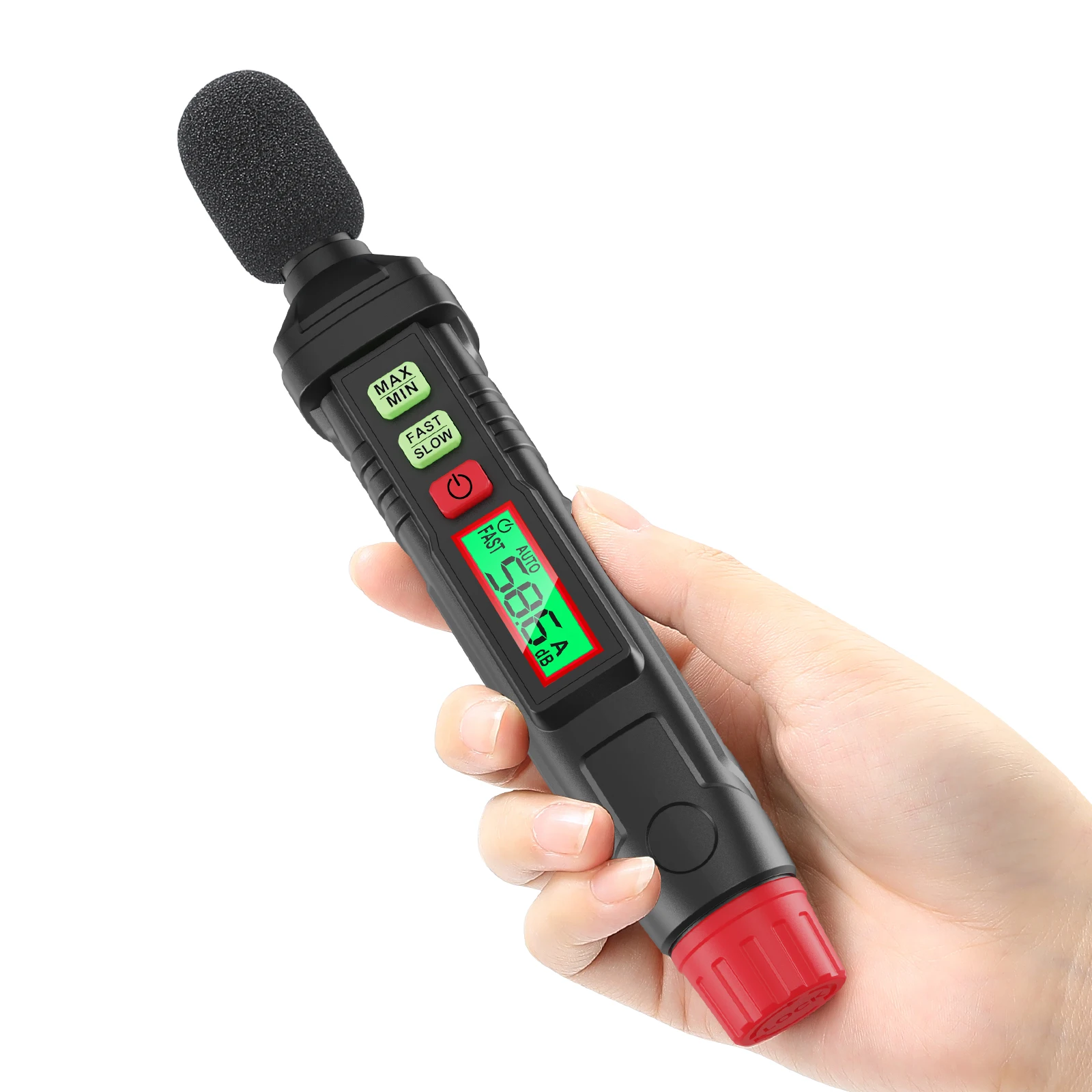 

Sound Level Meter Riiai Digital Sound Level Portable Decibel Meter 30dB to130dB with LCD Display for Home Factories and Streets