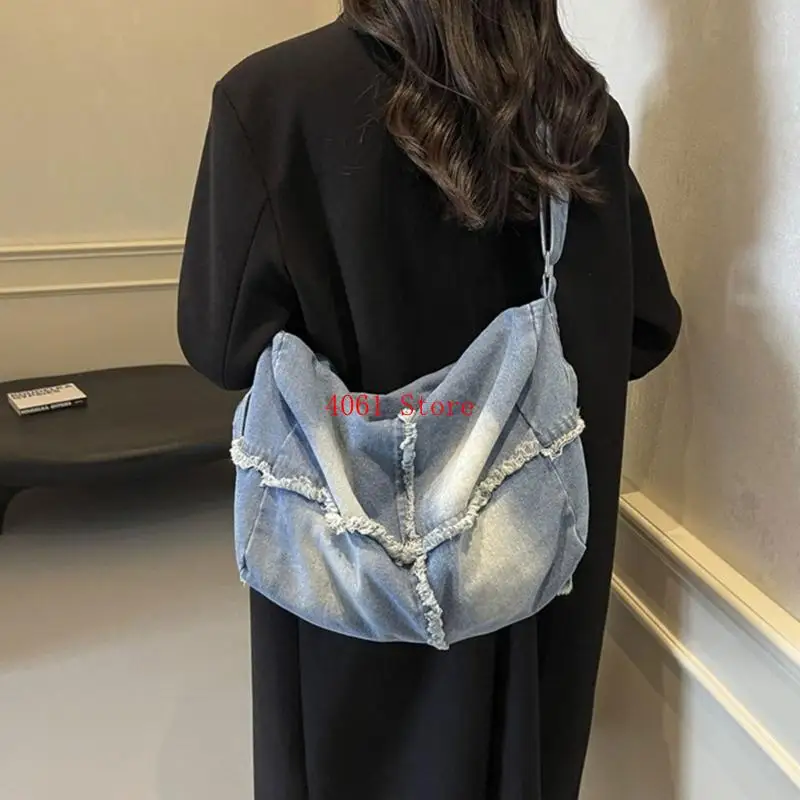 

Изысканная джинсовая сумка для модных людей, повседневные сумки на ремне, кошелек через плечо, подходящий для различных случаев