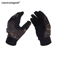 Emersongear Tactical Lightweight Camo Gloves Hunting Airsoft Combat Full Finger Hand Protective Handwear MCBK EM8726