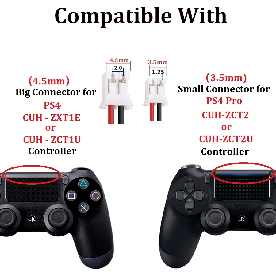 PS4 Controller Battery for Sony PlayStation 4 DualShock4 V1 V2 KCR1410 LIP1522 CUH-ZCT1E CUH-ZCT2 Wireless Controller