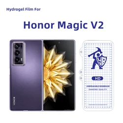 3pcs Clear Hydrogel Film For Honor Magic V2 Screen Protector For Honor Magic V2 V3 V5 Outer Protective Film Not Tempered Glass