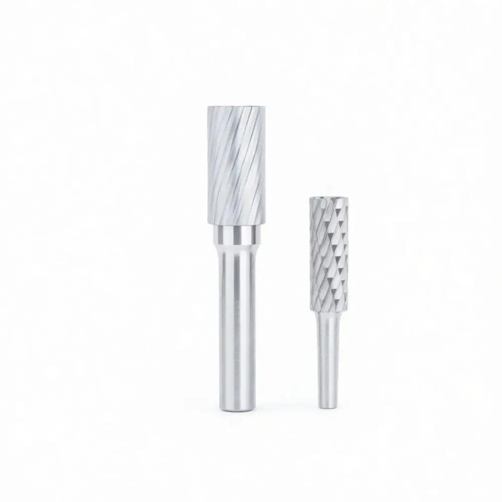 Rotary Burrs Tungsten Carbide Grinding Bits Metal File Cutter For Electric Drill Polishing Deburring Shaping Processing