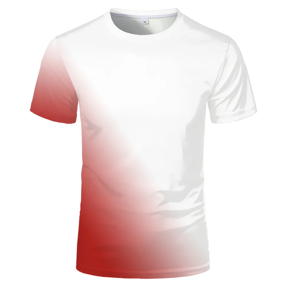 Fashion T-Shirts Cute Candy Color Tee Tops Kawaii Clothes Sublimation Blanks Loose Tshirts For Thermal Transfer Print image 6