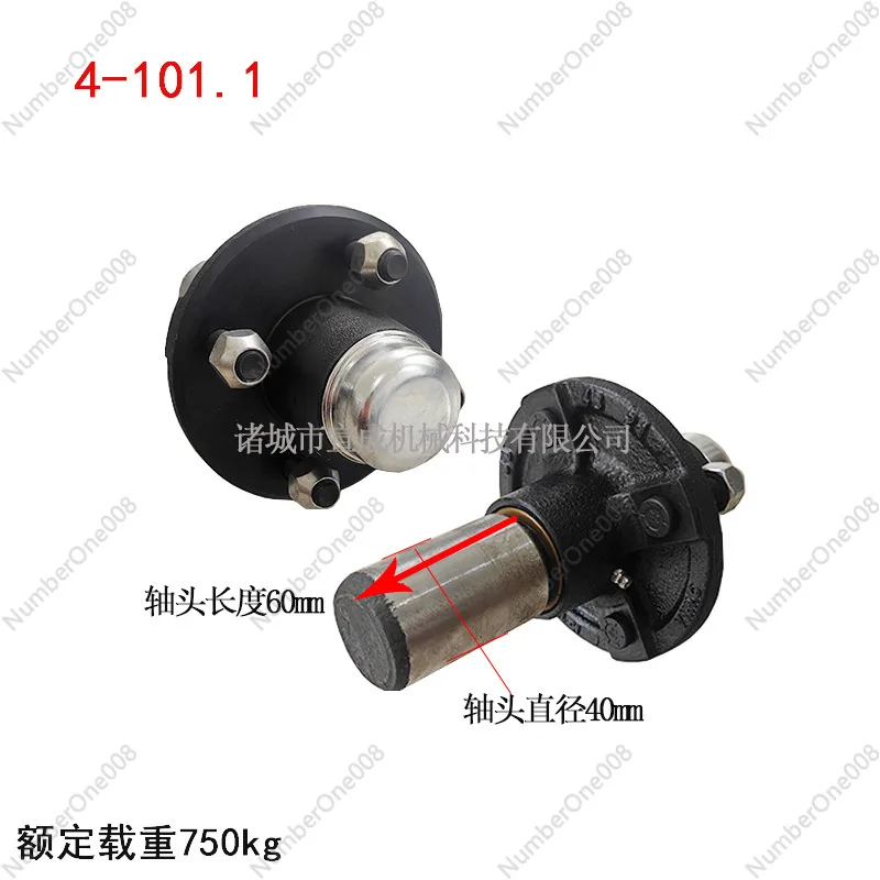 Trailer Axle System with Bearing Hub Assembly, Multiple Models Available for RV Brake Shaft & Wheel Spindle Replacement
