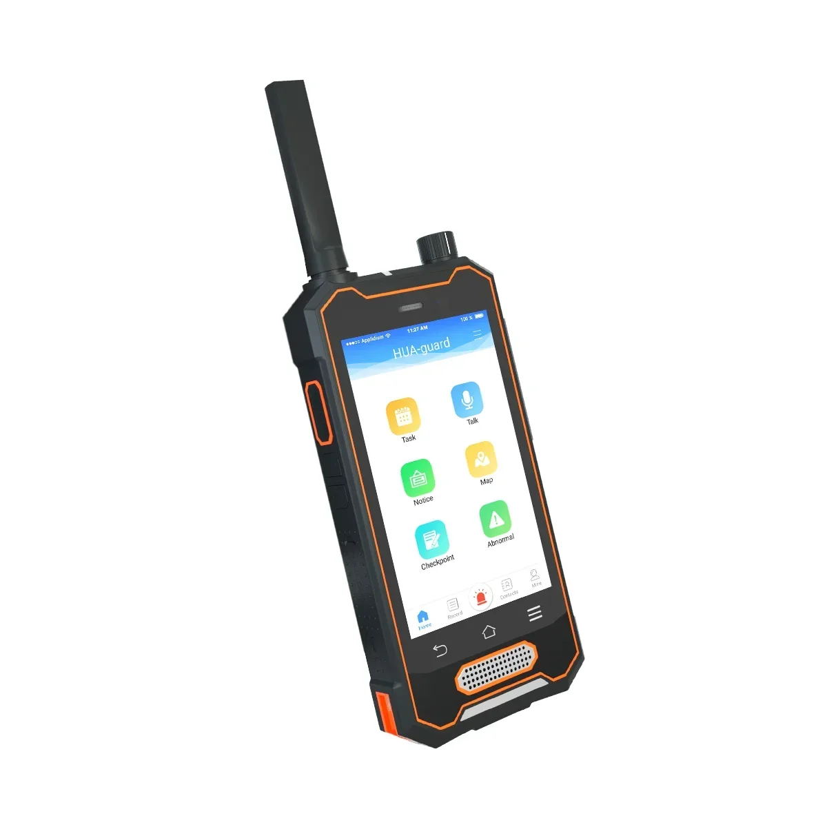 

GPS Android IP68 QR Code NFC Tracking System Checkpoint RFID Guard Tour Patrol System OEM With Walkie Talkie