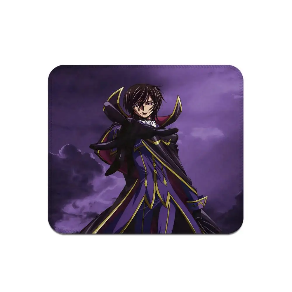 

Коврик для мыши Code Geass, офисные аксессуары, игровой маленький коврик для мыши, настольный коврик, офисный коврик, коврики для геймера, аниме-гаджеты, компьютерная мышь