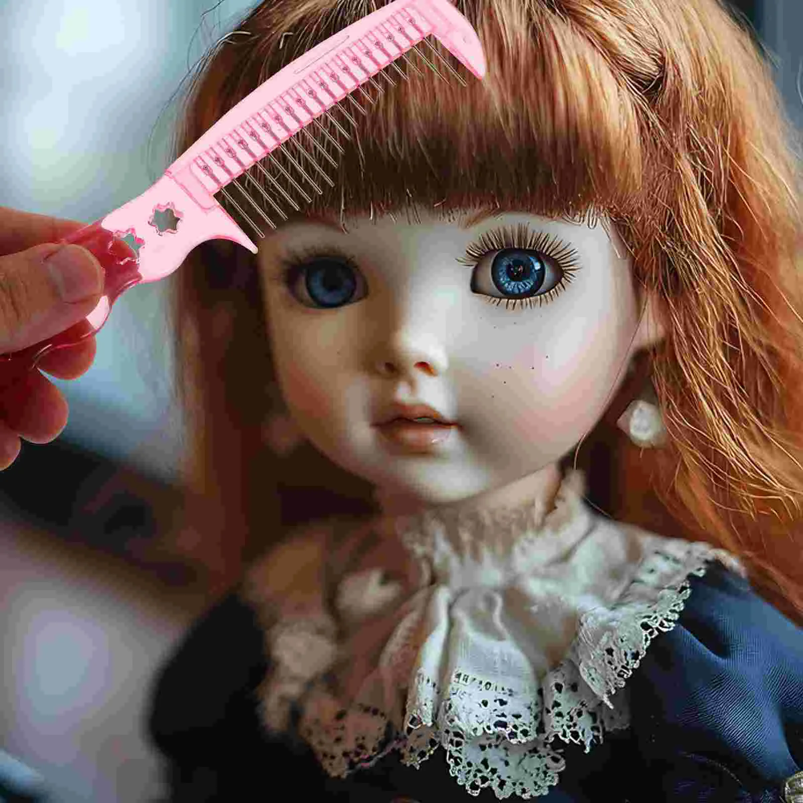 5 Pcs Comb Hair Combs Bjd Barber Synthetic Brush Plastic Teasing for Fine Pintail