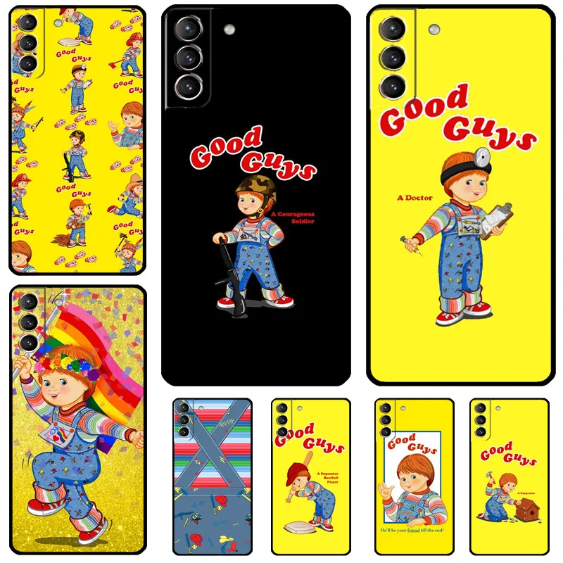 Good Guys Child Play Chucky Case For Samsung Galaxy S24 Ultra S23 Ultra S22 S21 S20 FE S8 S9 S10 Plus Note 10 20 Cover