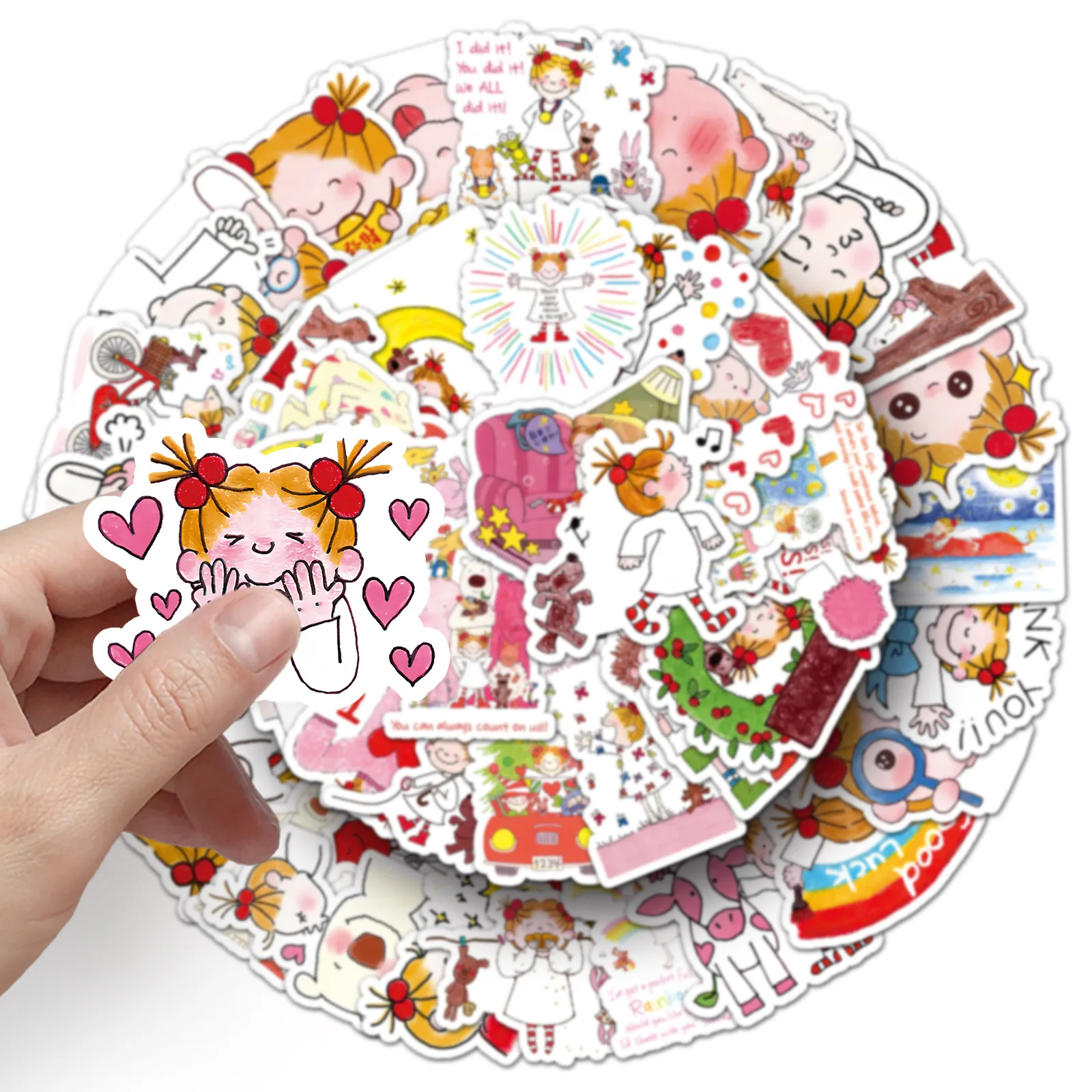 10/30/50PCS Leuke COCO Meisje Stickers Cartoon Fun Graffiti Decals Meisjes Speelgoed Cadeau Decoratie Water cup Telefoon Case Laptop Gitaar