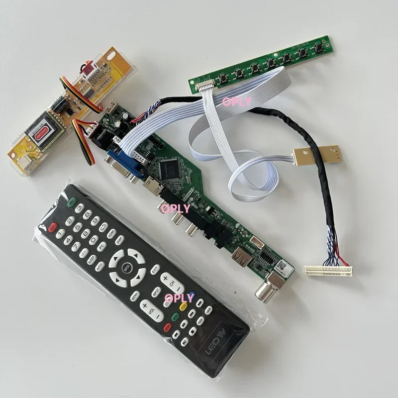 

TV Controller board kit VGA USB HDMI-compatible RF for B121EW03 B121EW03 V8 12.1" 1280X800 LCD panel AV screen monitor