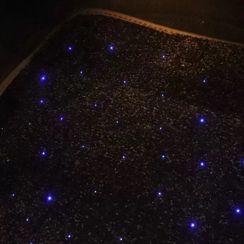 Car Foot Pit Light 64 Color Light Emitting Diode Music Synchronization Wireless App Control Music Synchronization Ambient