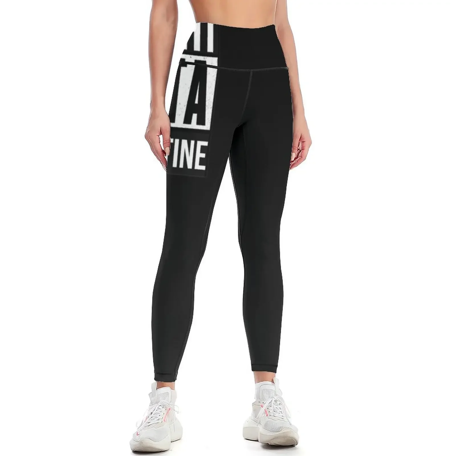 

Straight Outta Quarantine Leggings Sports female Jogger pants sports tennis for workout shorts Womens Leggings