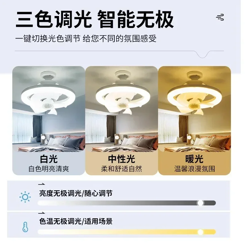 Лампа с вентилятором с подвижной головкой E27, винтовая бытовая небольшая потолочная лампа с большим объемом воздуха, подходит для гостиной и спальни, хит продаж