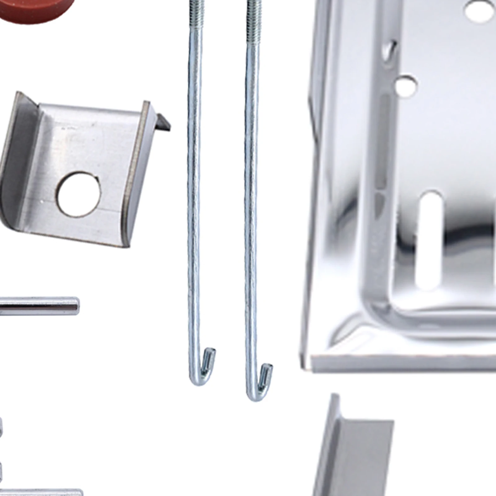 

Battery Tray , Stainless Steel Polished, Battery Tray Holder Clamp Bracket, Hooks, Car Accessories