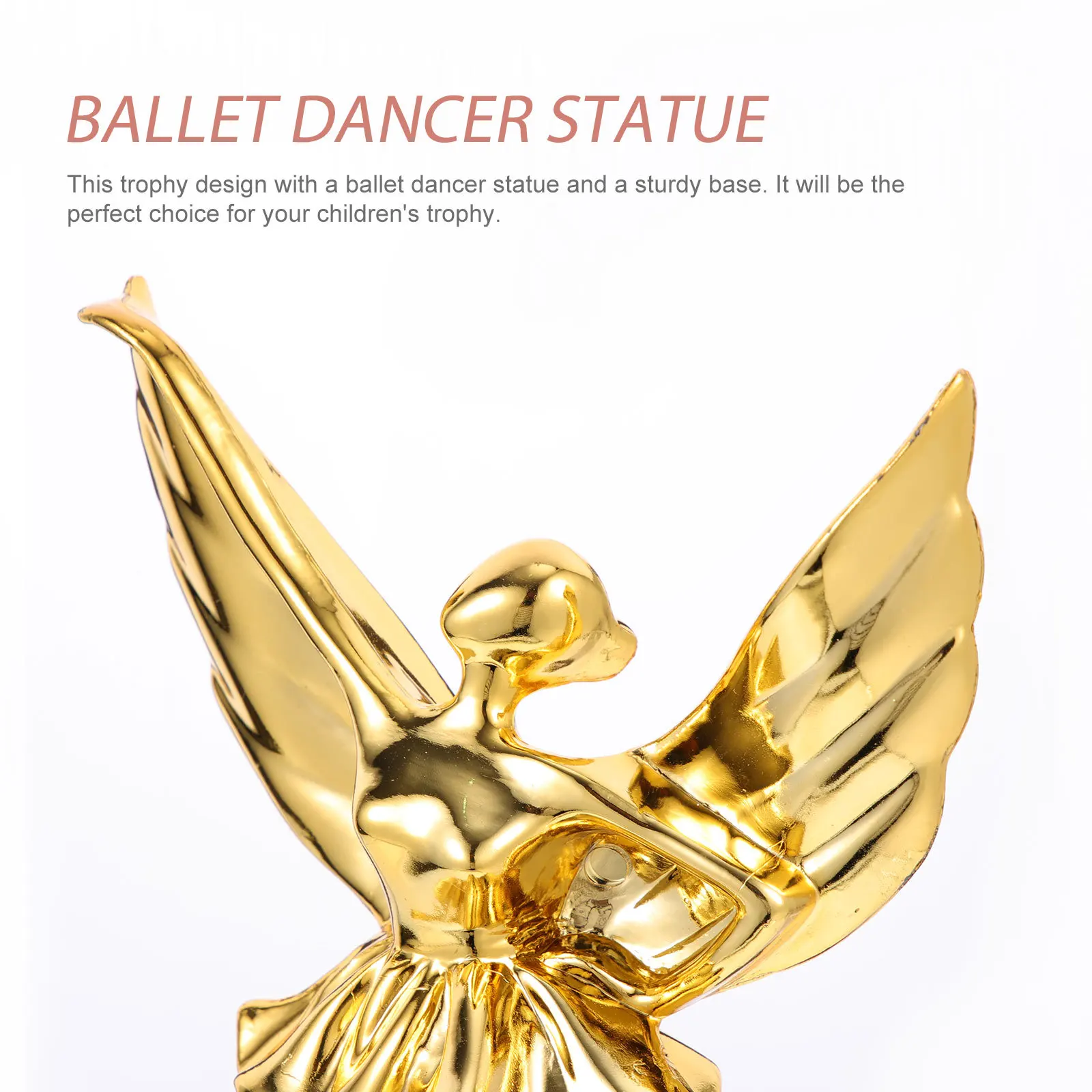 

Decorative Dance Trophy Golden Dance Award Trophy for Competition Party Favor Graduation Celebration