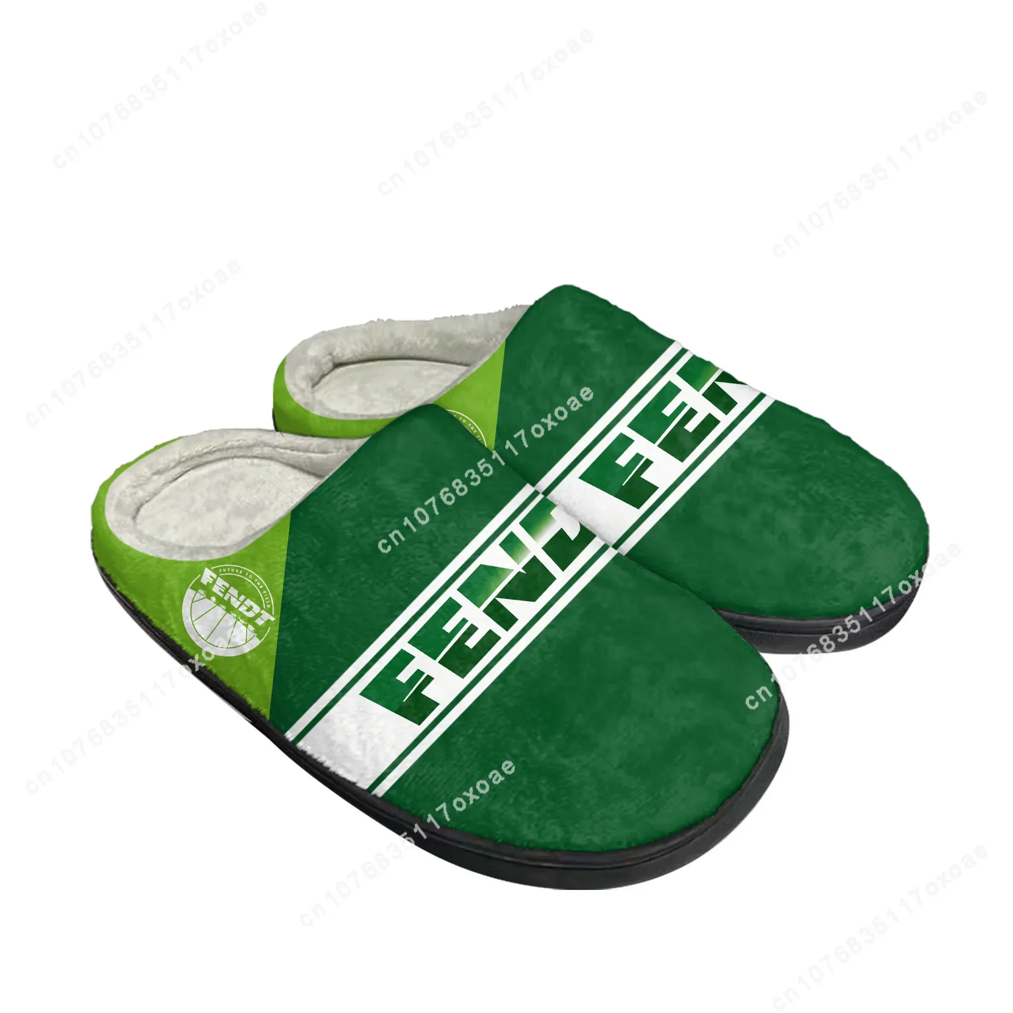

Fendt shoes Home Cotton Slippers Mens Womens Plush Bedroom Casual Keep Warm Shoes Thermal Indoor Slipper Customized DIY Shoe