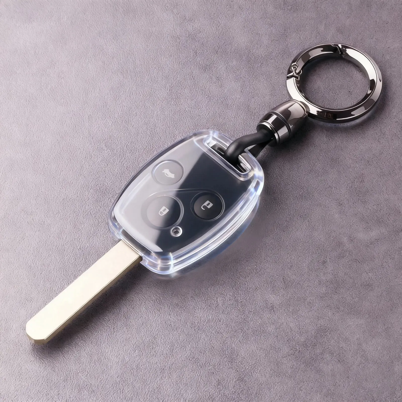 Car Accessories Soft TPU Case For Honda Accord CRV HRV Fit City Jazz Odyssey Shuttle Civic Car Key Caps Holder