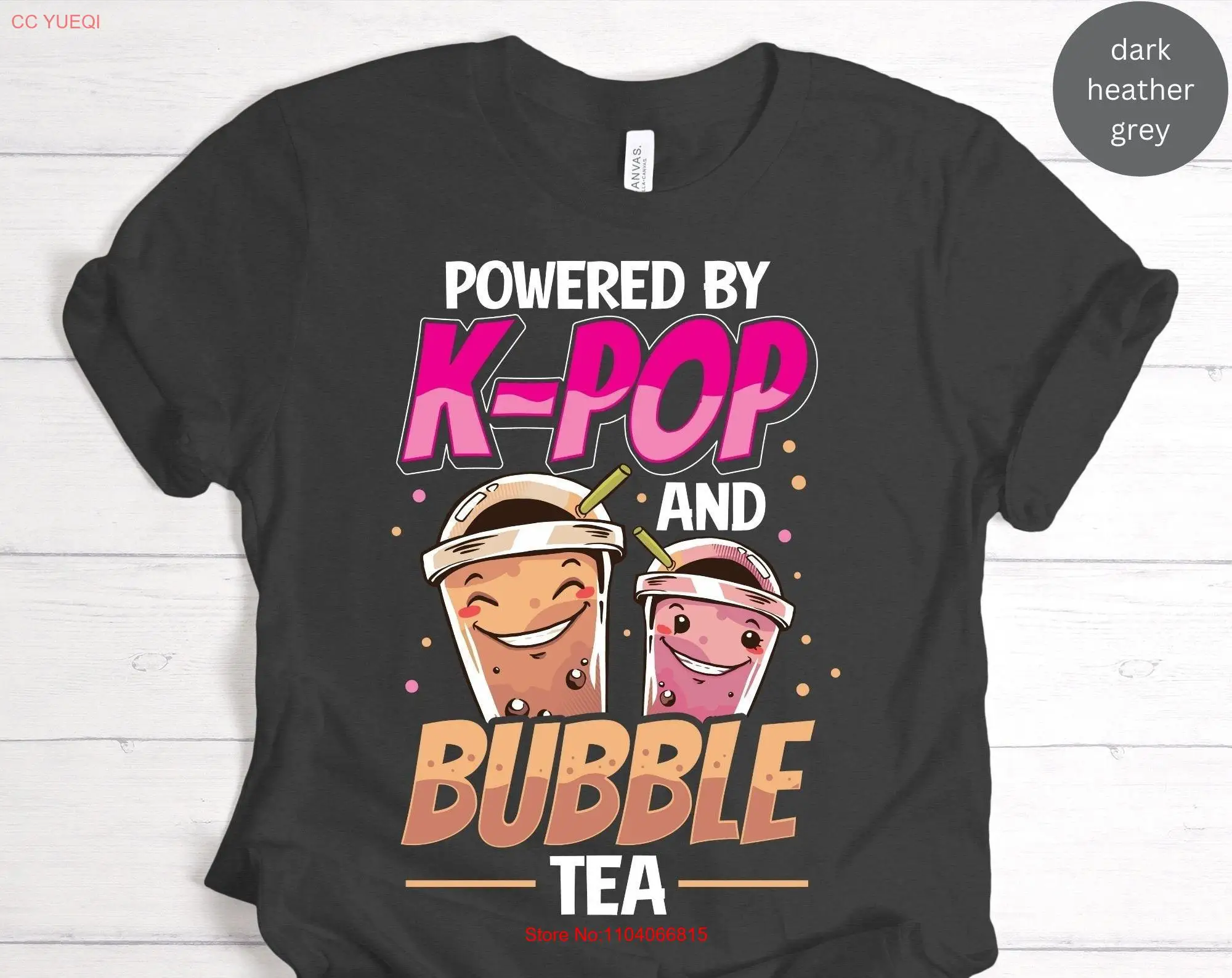 Korean Music Bubble Tea Best Culture Aesthetics Eastern Lover T Shirt Fan Asian SweaT  long or short sleeves