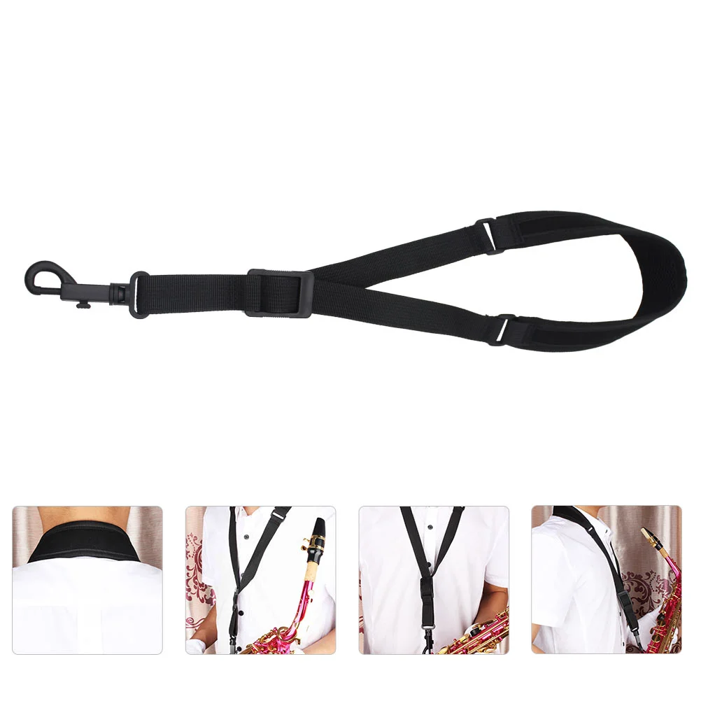 Saxophone Strap Cotton Belt Holder Shoulder Supply Lanyard Simple Neck Universal